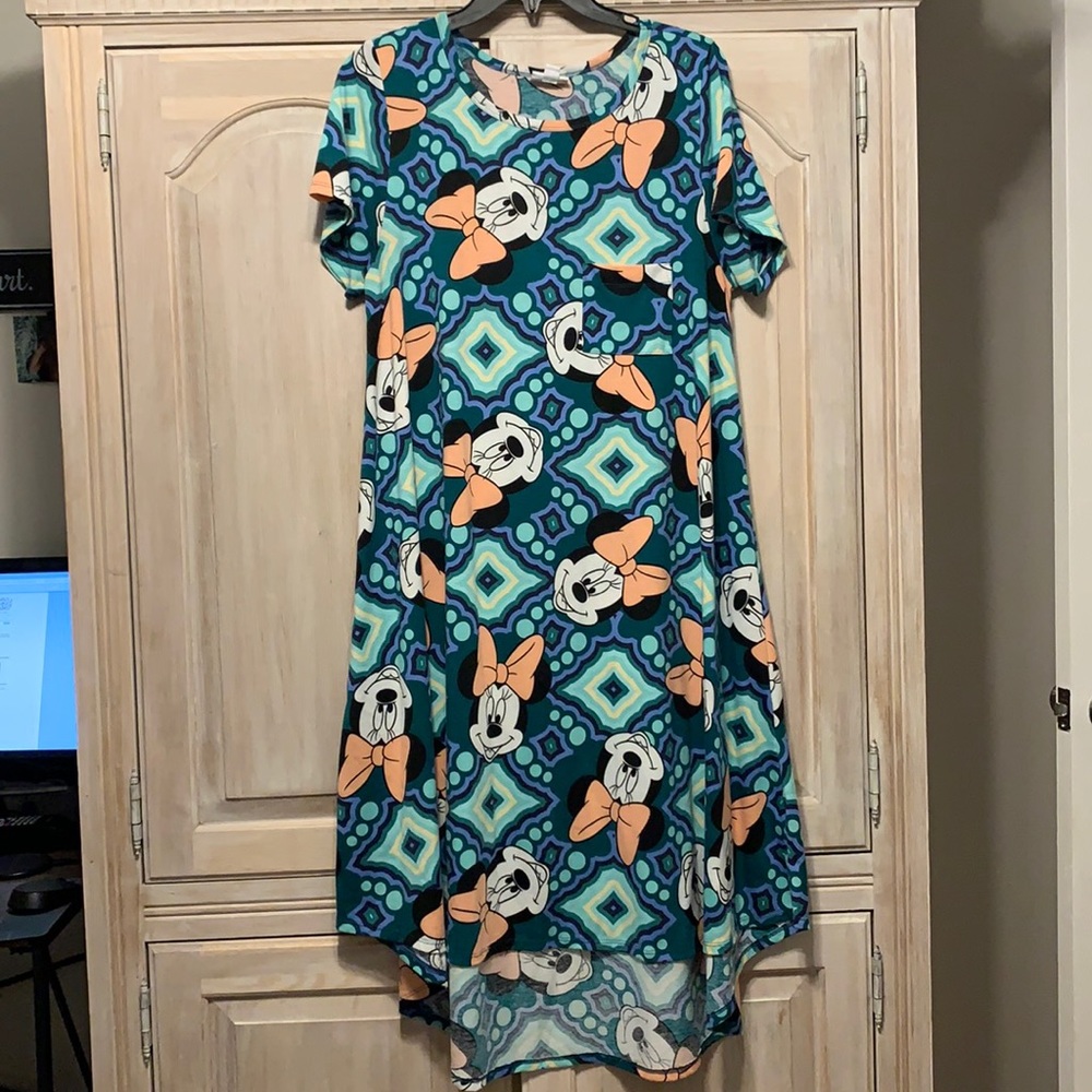 Lularoe Large Disney Minnie Mouse Hi-Lo Carly
